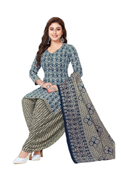 Patiala set Pure Cotton Readymade (XL TO 3XL) [Without Inner/Linning/Asthar]